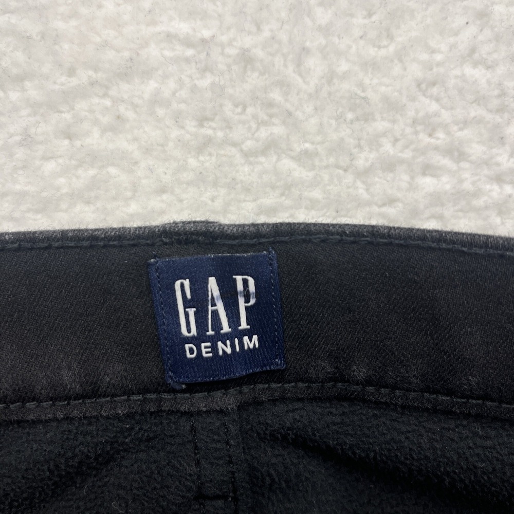 Gap Jeans Womens 00/24R Black True Skinny Active Preppy Work Wear Chore Business - Picture 9 of 15